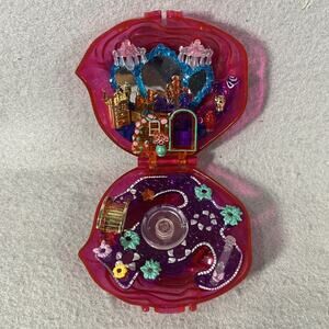 Vintage Polly Pocket Compact Bluebird 1996 Sweet Roses Toy - Incomplete